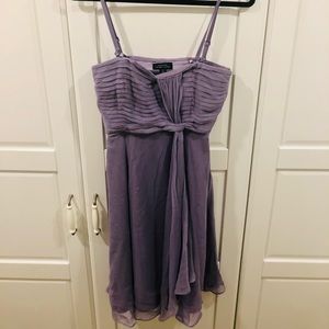 Tahari 100% Silk Lilac Dress